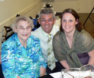 With my grandmother and uncle, March 2011